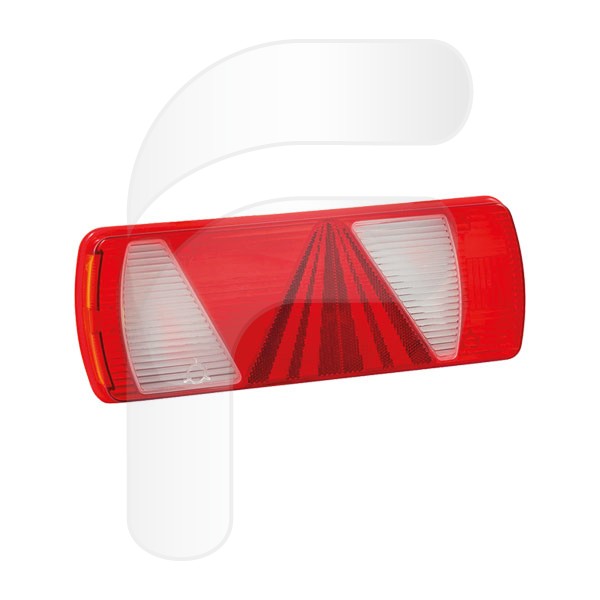 REAR LAMPS LENS WITH TRIANGLE ECOPOINT LL LEFT